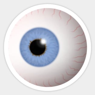 Eyeball of Seeing (Blue) Sticker